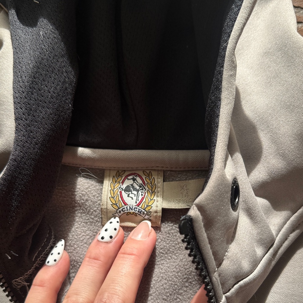 Cinch half zip jacket